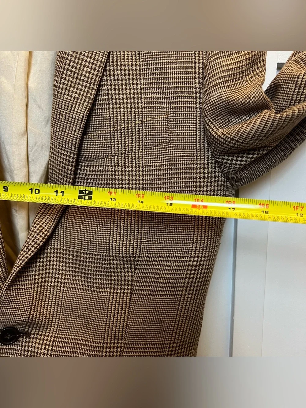 J. Crew Ludlow Blazer Mens 38S Brown Herringbone Linen Cotton Sport Coat Luxury